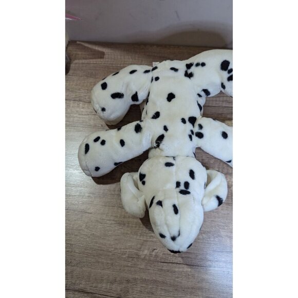 Commonwealth 2000 Dalmatian Plush Dog Stuffed Animal Black & White Spotted 14" - Picture 6 of 10